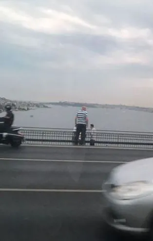 15 Temmuz Köprüsü'nde intihar girişimi