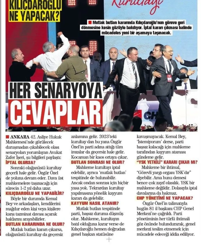 CHP’nin şaibeli kurultay davası 8 Eylül’e ertelendi! TAKVİM kurultay davasını salondan aktardı... Kim, ne dedi? Açıklamalar peş peşe