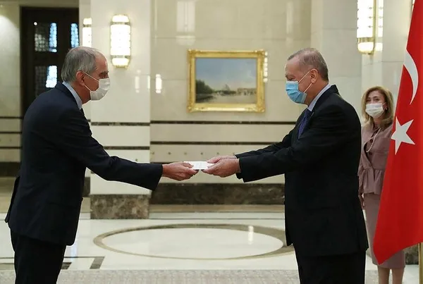 Başkan Recep Tayyip Erdoğan, Hindistan Büyükelçisi Sanjay Kumar Panda’yı kabul etti-1