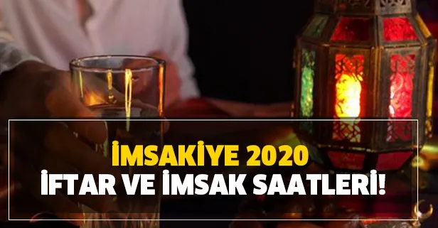 Diyanet Ramazan imsakiyesi iftar ve imsak saatleri! Ezan saat kaçta okunacak? İMSAKİYE 2020