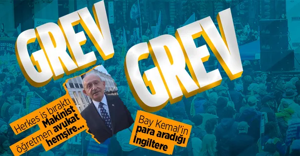 İngiltere'de kriz: Herkes greve gitti! Kamu çalışanları, makinistler, hemşireler...