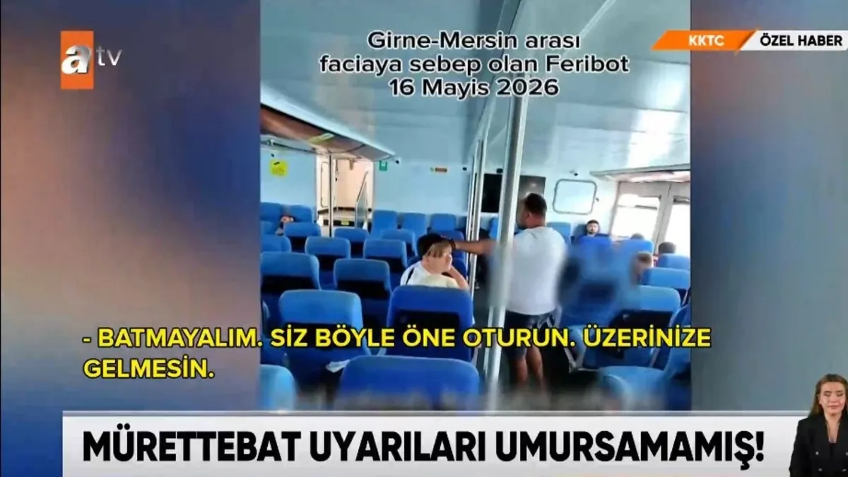 Girne gemi faciasında 3 ay öncesine ait şok görüntüler! Batan gemi aylar önce 'geliyorum' demiş