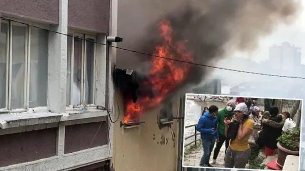 Son dakika: Beyoğlu'nda korkutan yangın! Mahsur kalanlar kurtarıldı-2
