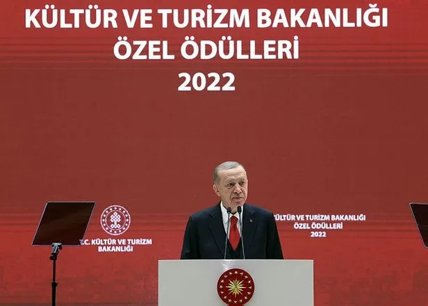 Başkan Erdoğan'dan Kültür ve Turizm Bakanlığı Özel Ödülleri Töreni'nde önemli açıklamalar-4