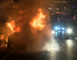 D-100 karayolunda korku dolu anlar!