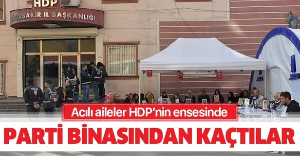 Evlat nöbetindeki aileler HDP’lilerin ensesinde! HDP’lilerden il binasını kullanmama kararı!