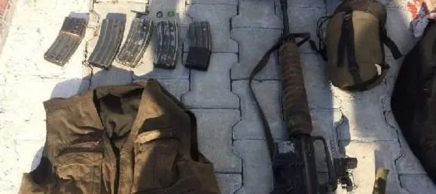 PKK’lı terörist, ABD yapımı M-16 ile yakalandı