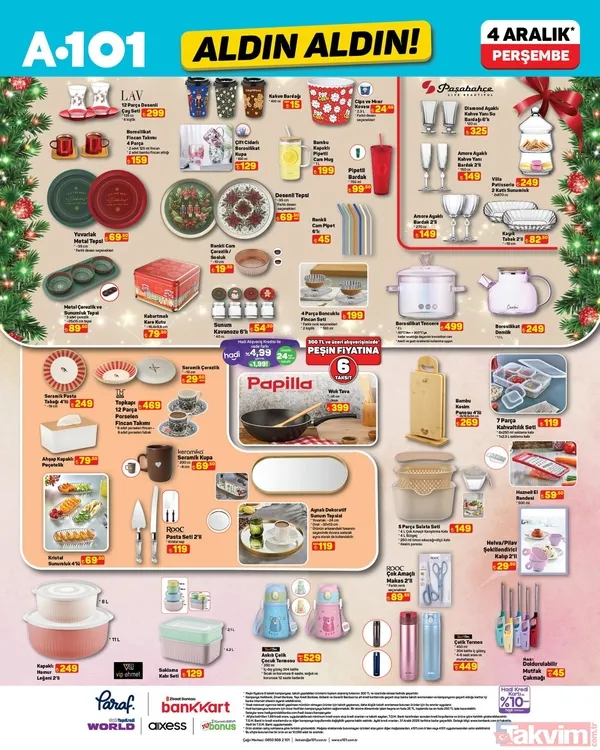 A101’de yılbaşı ürünleri raflarda! 4 Aralık’tan itibaren yılbaşı ağacı, süslemeleri ve yeni yıl temalı ürünler satışta - 7