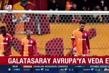 Galatasaray Avrupa’ya veda etti!