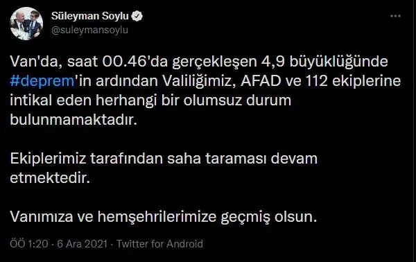 Son dakika: Van Tuşba'da korkutan deprem! AFAD Kandilli Rahsathanesi son depreler-3