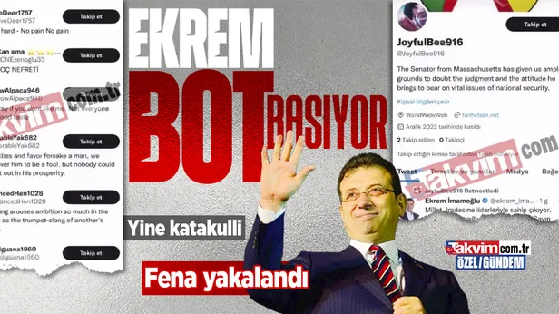 Ekrem İmamoğlu fena yakalandı! Twitterda bot basıyor...