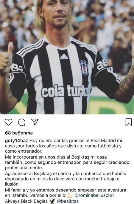Guti, Beşiktaş'a transfer olduğunu açıkladı!-1