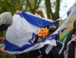 İsrail’in Filistinlilere yönelik saldırıları Londra’da protesto edildi