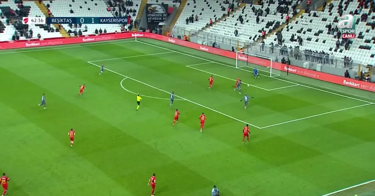 İZLE | Beşiktaş 1-1 Kayserispor (GOL: Rosier)