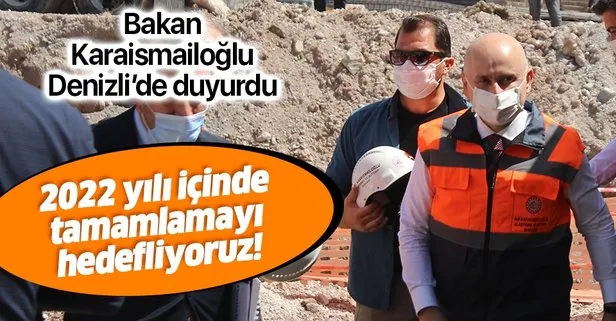 Bakan Karaismailoğlu’ndan Aydın-Denizli otoyolu açıklaması: 2022 yılı içinde tamamlamayı hedefliyoruz