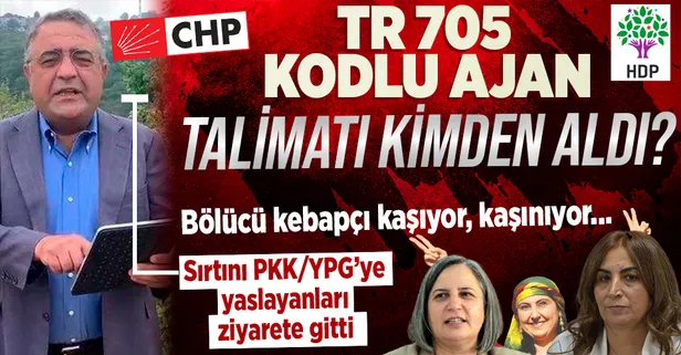 CHP'nin HDPKK komiseri TR 705 ajan Sezgin! Bölücü kebapçı Tanrıkulu'ndan sırtını PKK/YPG'ye yaslayan HDP'lilere ziyaret