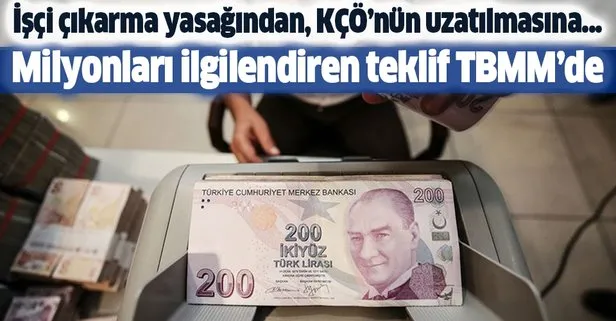 Milyonları ilgilendiren ekonomiye ilişkin kanun teklifi TBMM'de