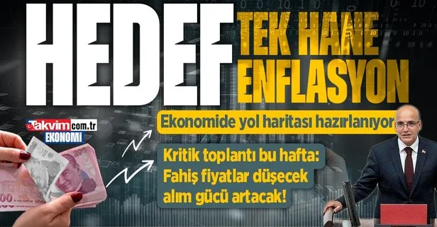 Hazine ve Maliye Bakanı Mehmet Şimşek kolları sıvadı, ekonominin yol haritası hazırlanıyor: Tek haneli enflasyon için topyekün mücadele