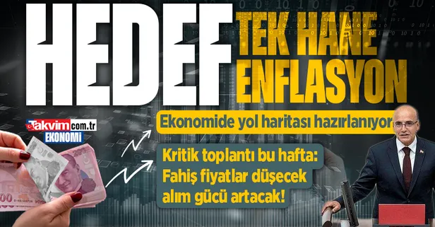 Hazine ve Maliye Bakanı Mehmet Şimşek kolları sıvadı, ekonominin yol haritası hazırlanıyor: Tek haneli enflasyon için topyekün mücadele