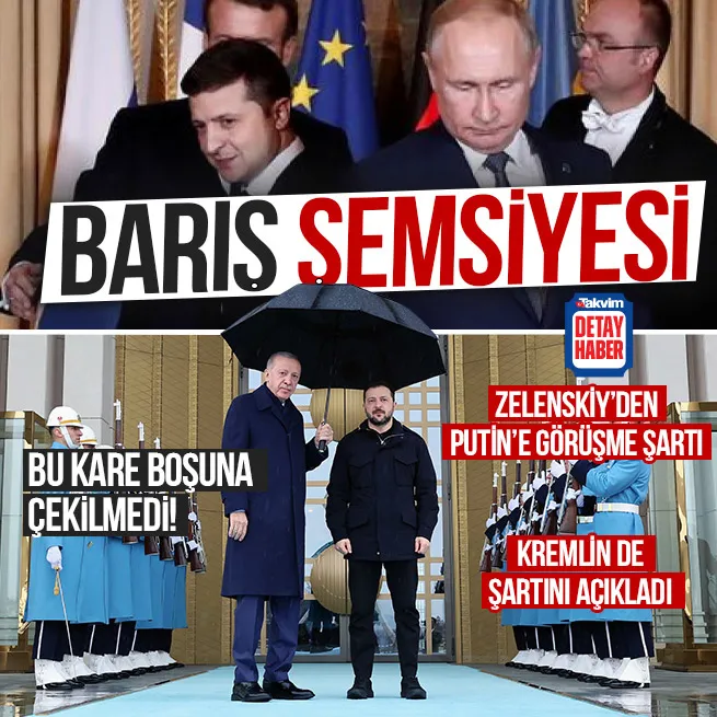 Zelenskiyden Putine Güvenlik garantileri şartı! Barış masası için Türkiyeyi işaret etti | Kremlin de şartını açıkladı