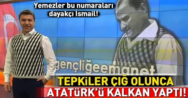 Dayakçı İsmail Küçükkaya Atatürk’ü kendine kalkan yaptı!