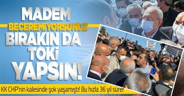 İzmir Karabağlar’da Kılıçdaroğlu vatandaşın kentsel dönüşüm tepkisiyle karşılaşmıştı: Madem beceremiyorsunuz bırakın TOKİ yapsın!