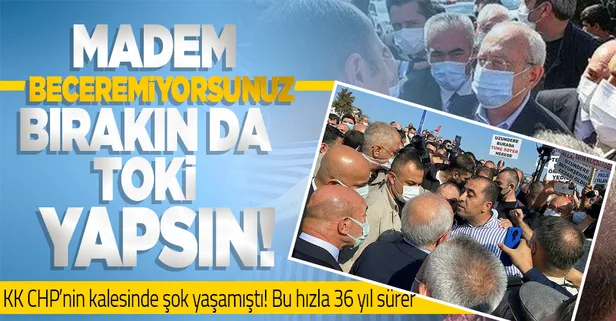 İzmir Karabağlar'da Kılıçdaroğlu vatandaşın kentsel dönüşüm tepkisiyle karşılaşmıştı: Madem beceremiyorsunuz bırakın TOKİ yapsın!