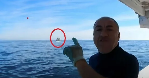 Yunan korktu ve kaçtı! Büyük kaptan