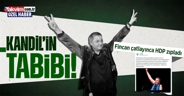 HDPKK, TSK'yı hedef alan Şebnem Korur Fincancı'ya arka çıktı: Sözlerinin arkasındayız