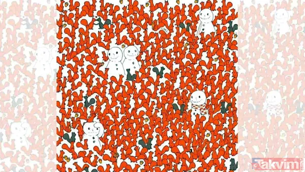 En dikkatli insanları ortaya çıkaran IQ testi! 5 havucu 21 saniyede bulan hedefi 12'den vuruyor - 1