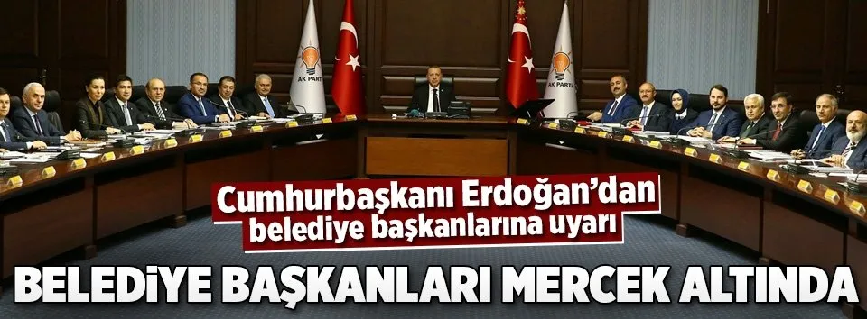 Başkanlara üçlü mercek