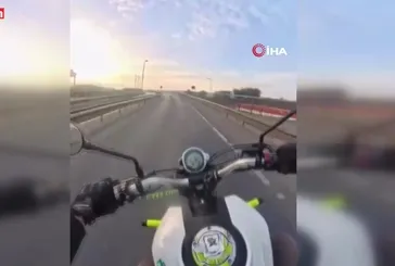 Esenyurt’ta motosiklet kazası: İşte o anlar!