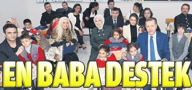 Eğitime baba destek