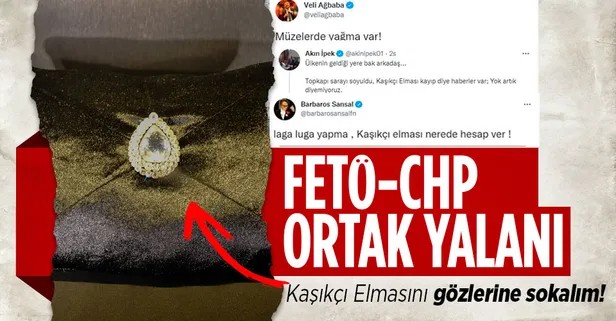 FETÖ ve CHP'nin 'Kaşıkçı Elması' iddiası yalan çıktı! Veli Ağbaba, Barbaros Şansal ve Akın İpek...