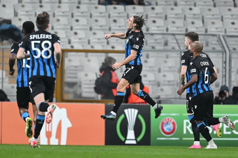 Beşiktaş Club Brugge'a farklı kaybetti! - 1