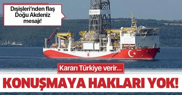 Son dakika: Dışişleri Bakanı Çavuşoğlu’ndan flaş Doğu Akdeniz mesajı!
