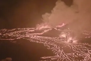 Hawaii'deki Kilauea Yanardağı tekrar faaliyete geçti! İşte o anlar...