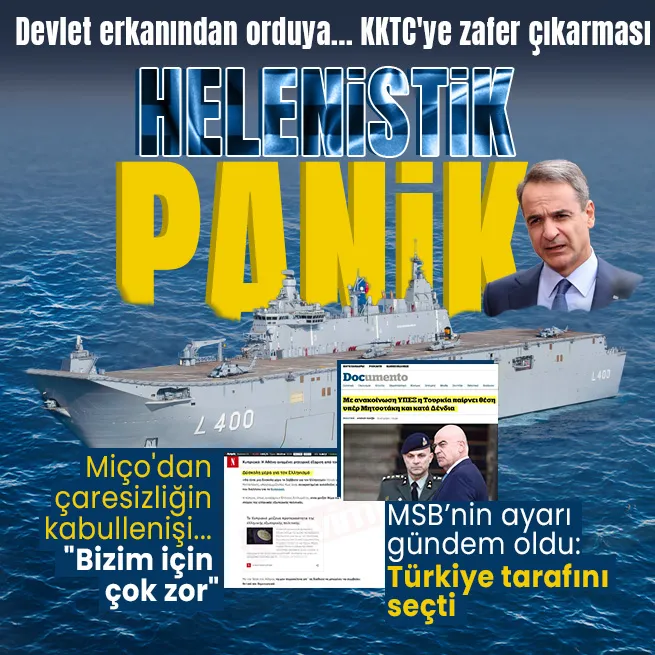 Türkiyeden KKTCye zaferin 50. yılı çıkarması! Miçotakisten Helenizm için zor gün sözleri | Dendiasa verilen ayar Yunanda gündem