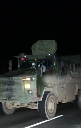 Suriye sınırına askeri sevkiyat