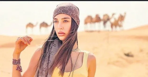 Popçu eşi Berkay’la Dubai tatiline çıkan Özlem Ada Şahin, çöl safarisi yapmayı ihmal etmedi