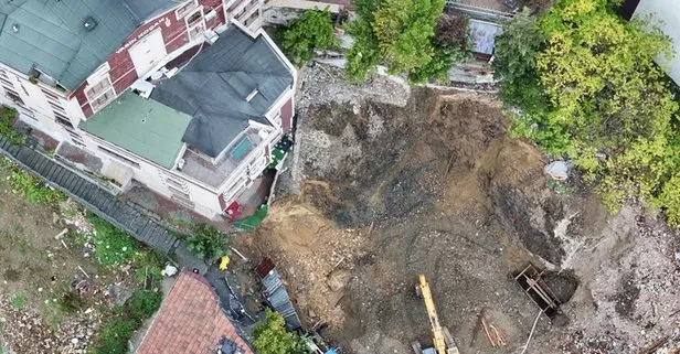 Son dakika: Eyüpsultan’da inşaatın kazı çalışmalarında toprak kayması! 2 bina boşaltıldı