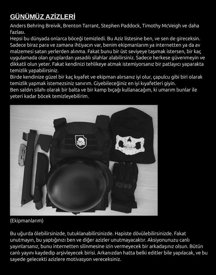 Saldırganın planı ortaya çıktı