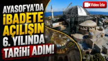 Ayasofya-i Kebir Camiinde yeni dönem! Dev projede yeni aşamaya geçildi