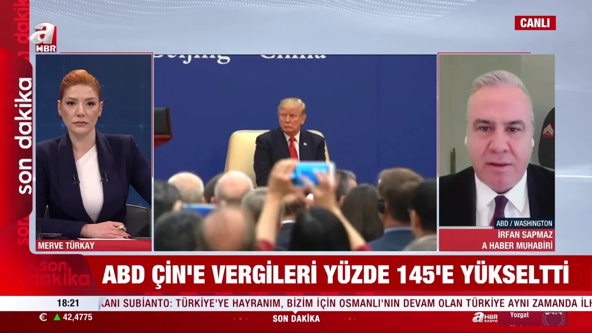 ABD Çin'e vergiyi yüzde 145'e çıkardı!