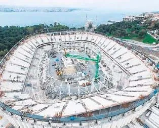 Taraftara derbi öncesi müjde çatının montajı tamam
