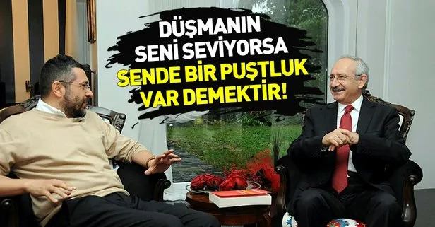 Sözcü yazarı Soner Yalçın’a ağır gönderme: Düşmanın seni seviyorsa, sende bir puştluk var demektir!