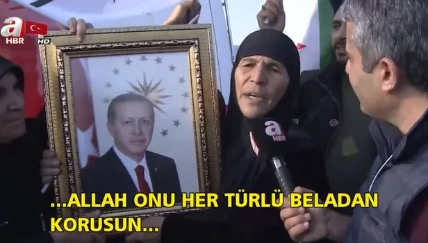 Mazlumun duası Erdoğan'la