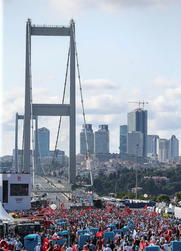 Milyonlar 15 Temmuz Şehitler Köprüsü'nde-4