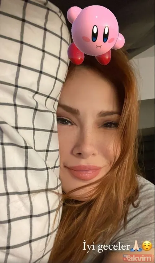 Mine Tugay’dan yatak pozu! “İyi geceler” paylaşımı sosyal medyayı salladı! Yakın çekim paylaşan Mine Tugay yine çok konuşuldu - 7