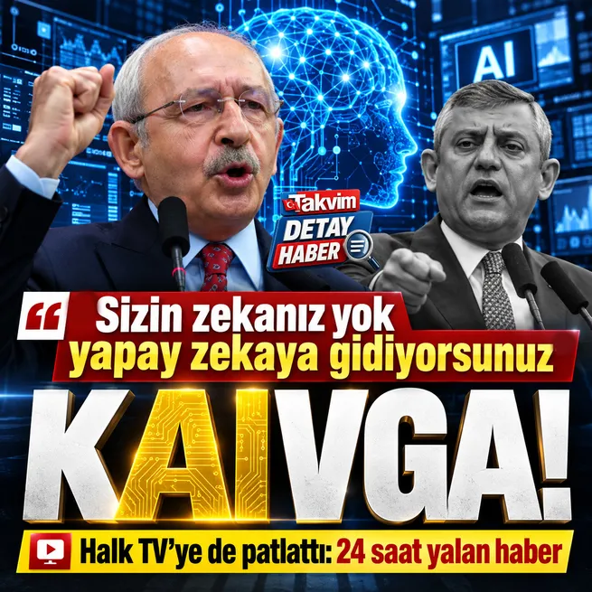 Kemal Kılıçdaroğlundan Özgür Özele yapay zeka tepkisi: Sizin zekanız yok, yapay zekaya gidiyorsunuz